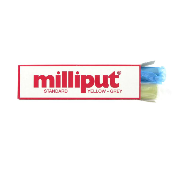 Milliput Silver Grey Two Part Epoxy Putty - Milliput