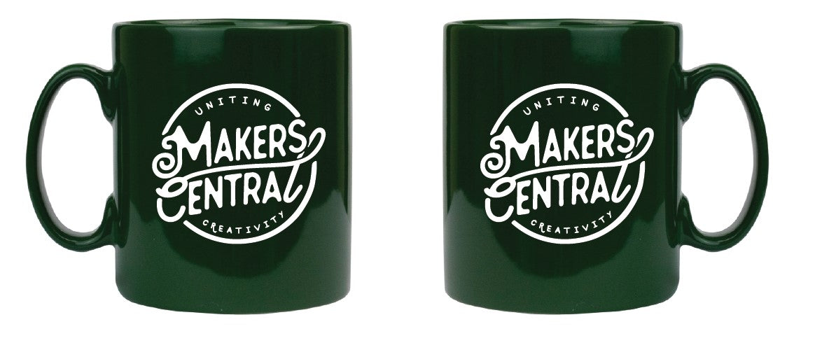 Makers Central Mug (green)