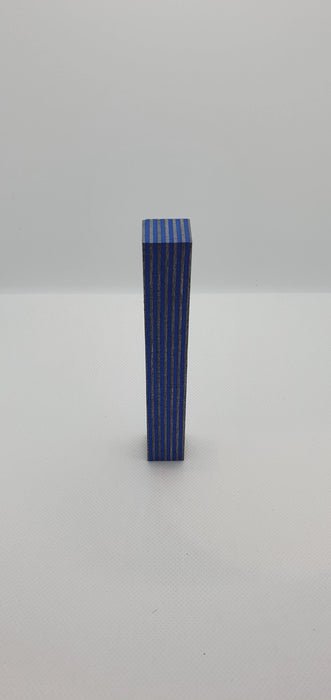 Wood Pen Blank 130x20x20mm (Grey & Blue) - Makers Central 