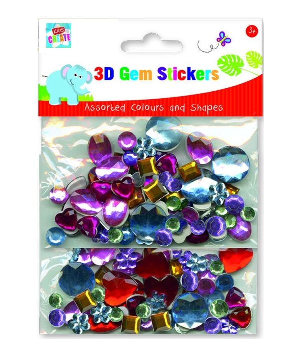 KIDS CREATE 3D GEM STICKERS - Makers Central 
