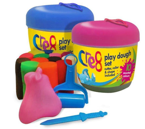 Apple Shaped Play Dough Set 18 Pieces - Makers Central 