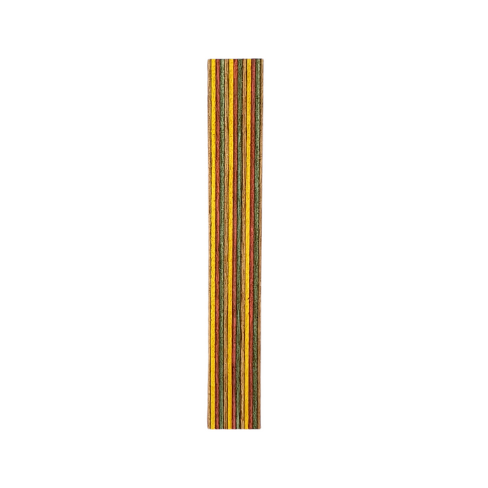 Wood Pen Blank 130x20x20mm (Yellow, Brown, Green, Red) - Makers Central 