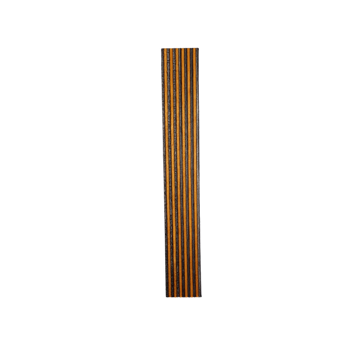 Wood Pen Blank 130x20x20mm (Grey & Orange) - Makers Central 