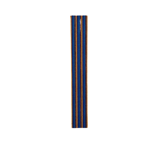 Wood Pen Blank 130x20x20mm (Purple, Orange, Blue & Bright Blue) - Makers Central 