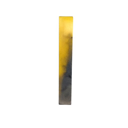 Black & Yellow Wood & Resin Pen Blank (135x20x20mm) - Makers Central 