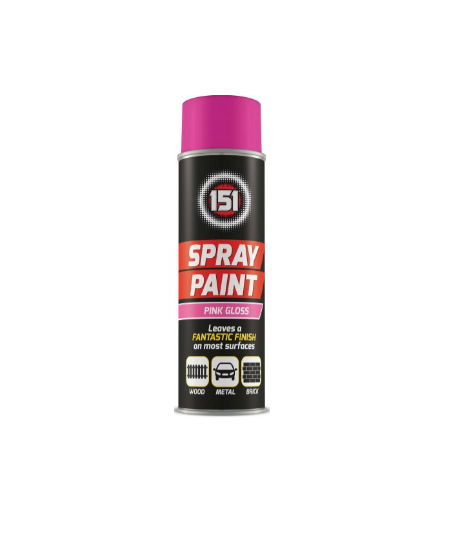 Spray Paint - Pink Gloss 200ml - Makers Central 