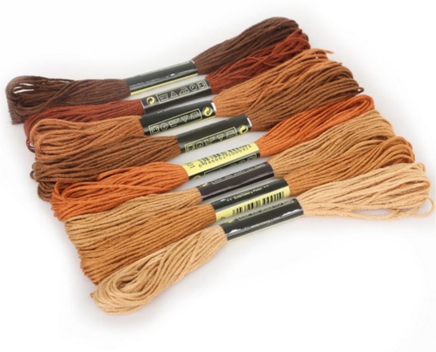 Embroidery Thread - Brown Shades - Makers Central 