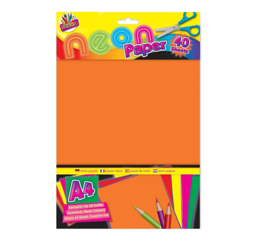 Artbox 40 Sheets Neon Paper - Makers Central 