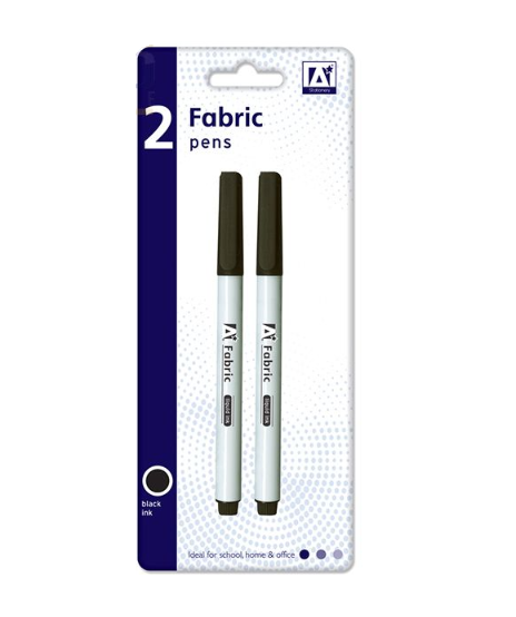 Fabric Pens Black 2 Pack - Makers Central 