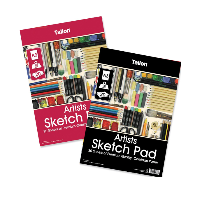 A3 Artists Sketch Pad 20 Sheet - Makers Central 