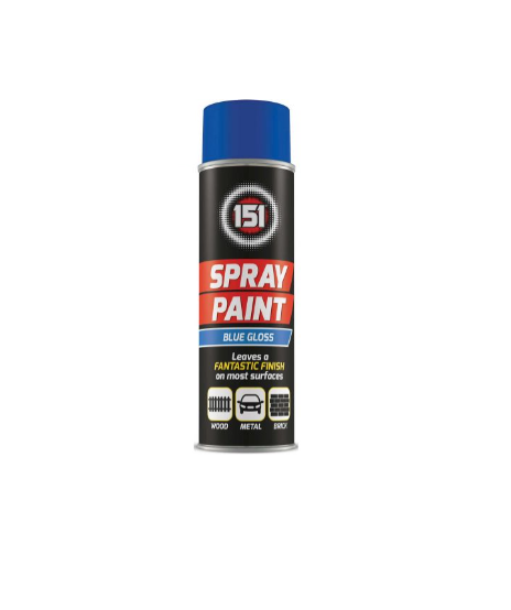 Spray Paint - Blue Gloss 200ml - Makers Central 