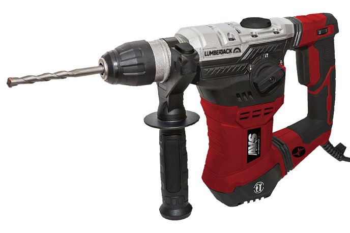 LUMBERJACK -  ROTARY HAMMER DRILL IMPACT WITH SDS PLUS CHUCK AND CHISEL BITS - RHD1050
