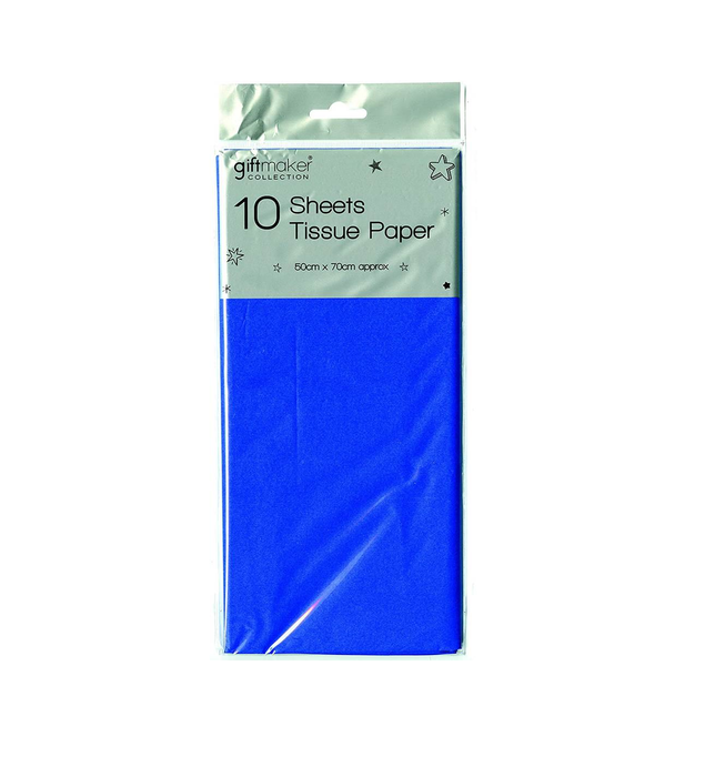 Giftmaker Tissue Paper Bright Blue (10 Sheets) - Makers Central 