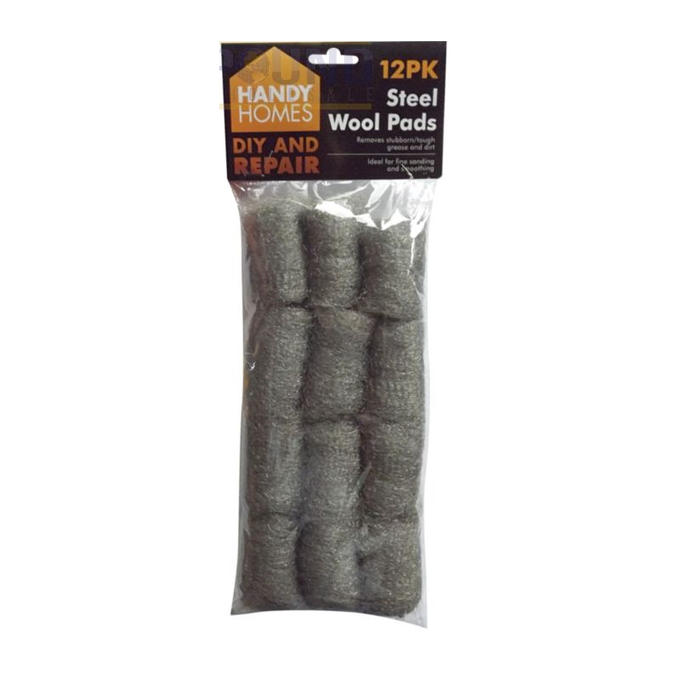 Handy Homes Steel Wool Pads (12 Pack)